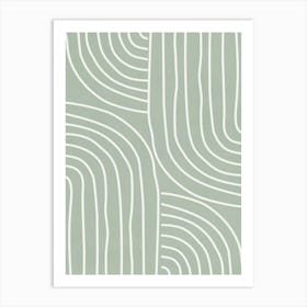 Abstract Lines- Gr04 Art Print