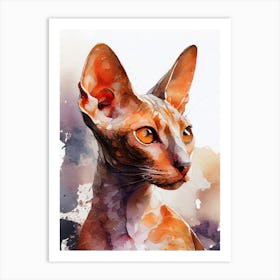 Sphynx Cat animal 1 Art Print