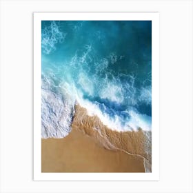 Beach - Beach Stock Videos & Royalty-Free Footage 3 Art Print