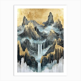 Altai Flow Liquid Majesty Art Print