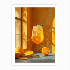 Orange Slush Art Print