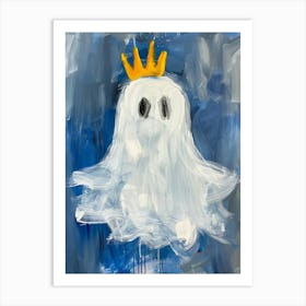 Ghost In A Crown 1 Art Print