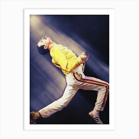 Superstars Of Freddie Mercury Live Concert In Slane Castle, Ireland 1986 Art Print