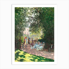 The Parc Monceau (1878), Claude Monet Art Print