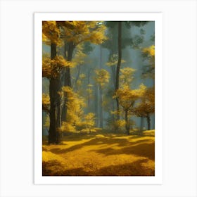 Autumn Forest 22 Art Print
