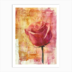 Rose Painting Art Print