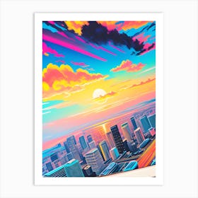 Skylines Art Print