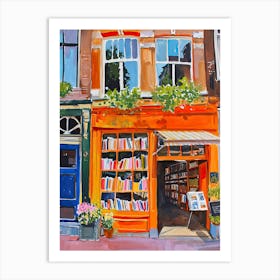 Amsterdam Book Nook Bookshop 2 Art Print