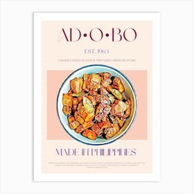 Adobo Mid Century Art Print
