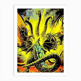 godzilla 9 Art Print