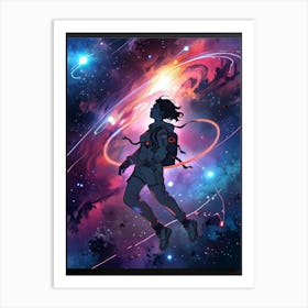 Space Girl Art Print