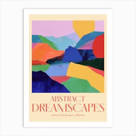 Abstract Dreamscapes Landscape Collection 61 Art Print