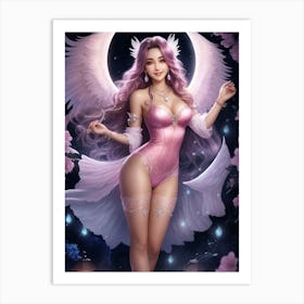 Pink Angel Art Print