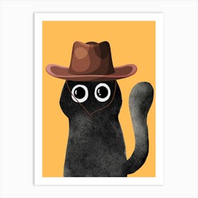 Cowboy Cat Affiche