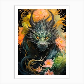 Asian Dragon Art Print