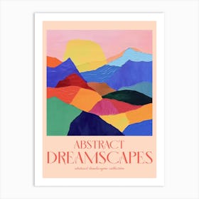Abstract Dreamscapes Landscape Collection 39 Art Print