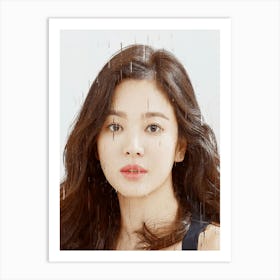 Song Hye Kyo Art Print