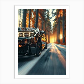 Bmw M4 Road Art Print