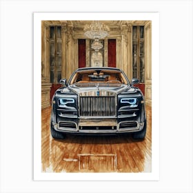 Rolls Royce Phantom Art Print