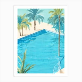 Of A Swimming Pool Art Print