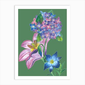 Hydrangeas 4 Art Print