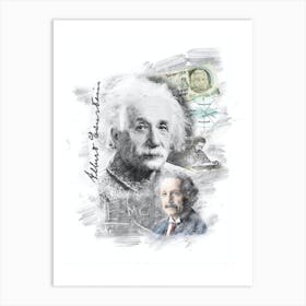 Albert Einstein Art Print