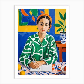 Fauvist Woman Art Print