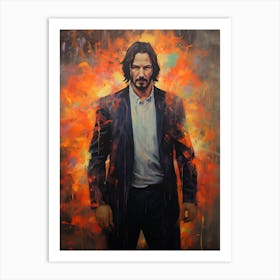 Keanu Reeves (2) Art Print