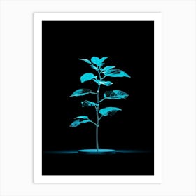 Tree In The Dark 38 Art Print