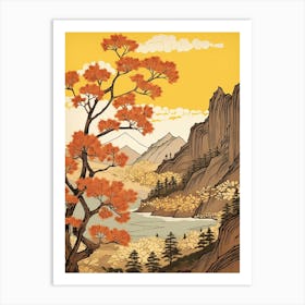 Akikusa Autumn Dandelion 3 Japanese Botanical Illustration Art Print