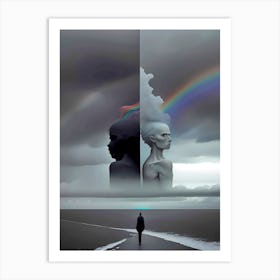Rainbow In The Sky 5 Art Print