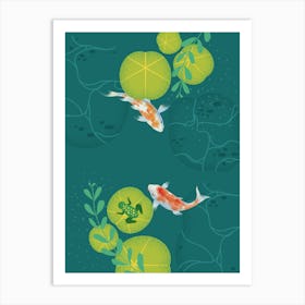 Koi Fish 2 Art Print