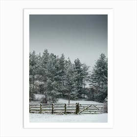 Winter Landscape Art Print