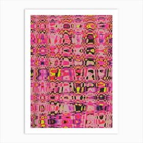 Time Machine Pink Art Print