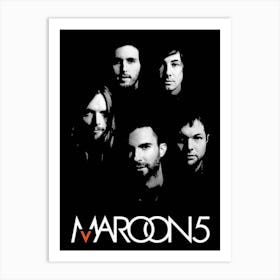 Maroon 5 4 Art Print