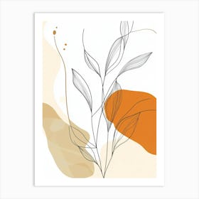 Abstract Leaves 11 Art Print