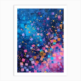 Abstract Painting, Abstract Painting, Abstract Painting 3 Art Print