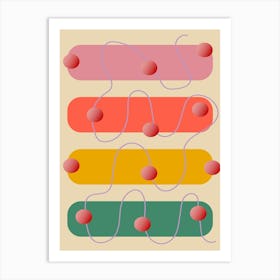 Abstract poster by Gangachili Art Print