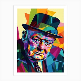 Winston Churchill Art Print