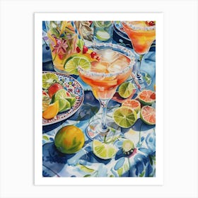 Margaritas 2 Art Print