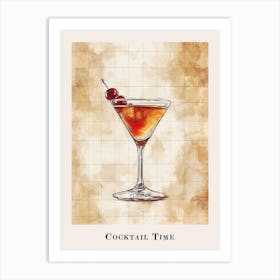 Cocktail Time Poster 6 Art Print