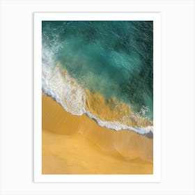 Aerial View Of A Beach 51 Art Print