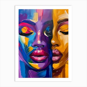 Two Women 5 Art Print