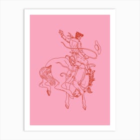 Rodeo Star Art Print