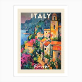 Ravello Italy 2 Fauvist Painting Travel Poster Art Print