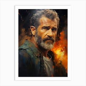 Mel Gibson (2) Art Print