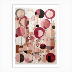 Abstract Circles 5 Art Print