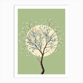 Moon Tree Art Print