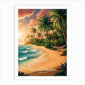 Tropical Paradise Art Print