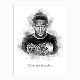 Tyler, The Creator Rapper Art Print